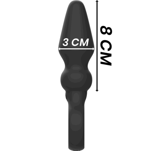 BLACKSILVER - PUISSANT PLUG ANAL EN SILICONE OZZY