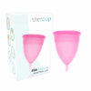 img_143901_72d8ab881ce5e580bc956799a95a5a34_1.png STERCUP - COUPE MENSTRUELLE EN SILICONE FDA ROSE - TAILLE S
