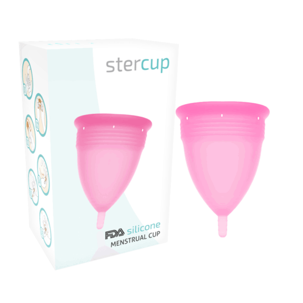 img_143901_72d8ab881ce5e580bc956799a95a5a34_1.png STERCUP - COUPE MENSTRUELLE EN SILICONE FDA ROSE - TAILLE S