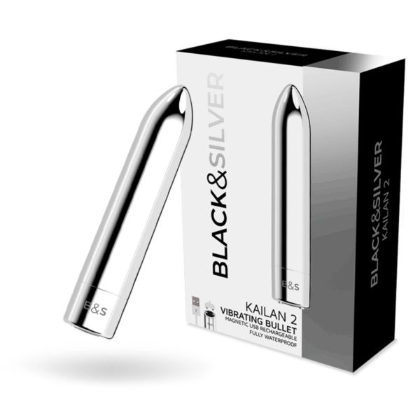 BLACKSILVER - BALLE MAGNÉTIQUE VIBRANTE KAILAN 2 ARGENT
