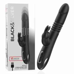 BLACKSILVER - KENJI STIMULANT VIBE COMPATIBLE AVEC LA TECHNOLOGIE SANS FIL WATCHME