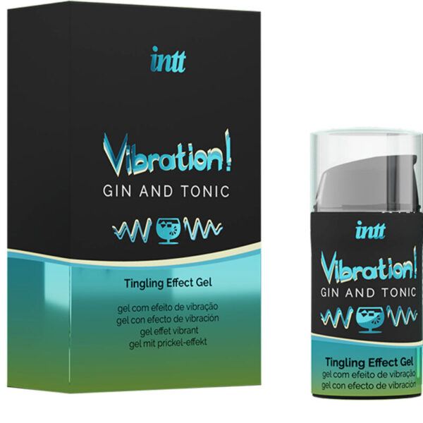 INTT - GEL VIBRATEUR LIQUIDE PUISSANT STIMULANT INTIME GIN  TONIC 15ML