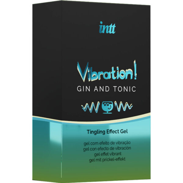 INTT - GEL VIBRATEUR LIQUIDE PUISSANT STIMULANT INTIME GIN  TONIC 15ML