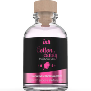 INTT MASSAGE  ORAL SEX - GEL DE MASSAGE SAVEUR COTTON BABE À PAPA ET EFFET CHAUFFANT