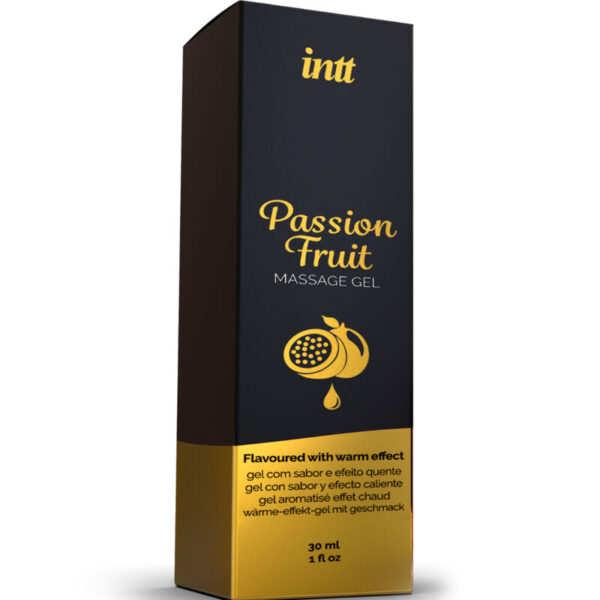 INTT MASSAGE  ORAL SEX - GEL DE MASSAGE SAVEUR FRUIT DE LA PASSION AVEC EFFET CHALEUR