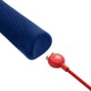 FUN FACTORY - VIM BAGUETTE RUMBLE VIBRANTE RECHARGEABLE EN SILICONE BLEU MINUIT