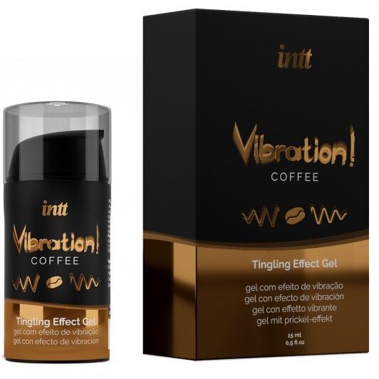 INTT MASSAGE  ORAL SEX - GEL DE MASSAGE SAVEUR CAFÉ EFFET CHAUD