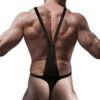 FETISH SUBMISSIVE ATTITUDE - HARNAIS EN CUIR ÉCOLOGIQUE EN FORME DE V POUR HOMMES