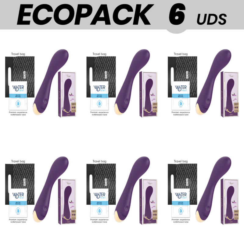 ECOPACK 6 UNITÉS - TREASURE HANSEL G-SPOT VIBRATOR COMPATIBLE CON WATCHME WIRELESS TECHNOLOGY