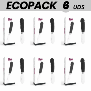 ECOPACK 6 UNITÉS - VIBRATEUR GLOSSY PAUL NOIR