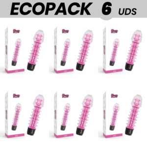 ECOPACK 6 UNITÉS - VIBRATEUR GLOSSY AXEL ROSE