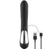BLACKSILVER - STIMULATEUR DE LAPIN EN SILICONE RECHARGEABLE JAMIE NOIR