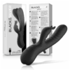 BLACKSILVER - STIMULATEUR DE LAPIN EN SILICONE RECHARGEABLE JAMIE NOIR