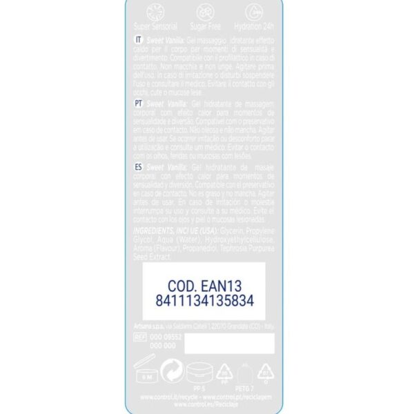 CONTROL - 2 EN 1 MASSAGE  PLAISIR DOUCEUR DE MADAGASCAR 200 ML