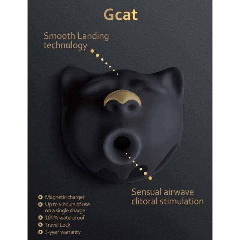 G-VIBE - GCAT MYSTIC CLITORISEUR NOIR