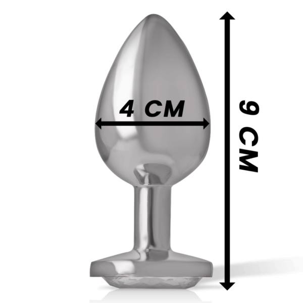 img_148035_1370b72a1b39994f6839ba4c368d2261_1.png INTENSE - PLUG ANAL MÉTAL ALUMINIUM COEUR BLANC TAILLE L