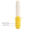 PRETTY LOVE - BANANA GEEK SUPER POWER 7 VIBRATIONS UPDOWN SILICONE NOIR