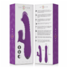 INTENSE - VIBRATEUR RECHARGEABLE MULTIFONCTION IGGY UP  DOWN AVEC STIMULATEUR CLITORAL VIOLET