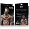 FETISH SUBMISSIVE ATTITUDE - HARNAIS DE POITRINE BULLDOG EN CUIR ÉCOLOGIQUE POUR HOMMES TAILLE M/L