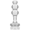 NEBULA SERIES BY IBIZA - MODELO 1 PLUG CRISTAL TRANSPARENTE 10.5 CM -O- 3 CM