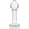 NEBULA SERIES BY IBIZA - MODELO 2 PLUG CRISTAL TRANSPARENTE 11 CM -O- 3.5 CM