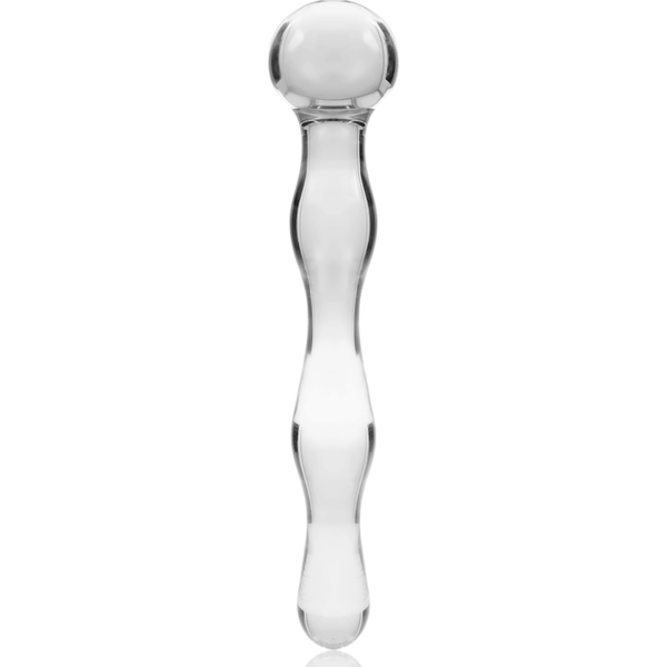 NEBULA SERIES BY IBIZA - MODELO 13 DILDO CRISTAL TRANSPARENTE 18 CM -O- 3.5 CM