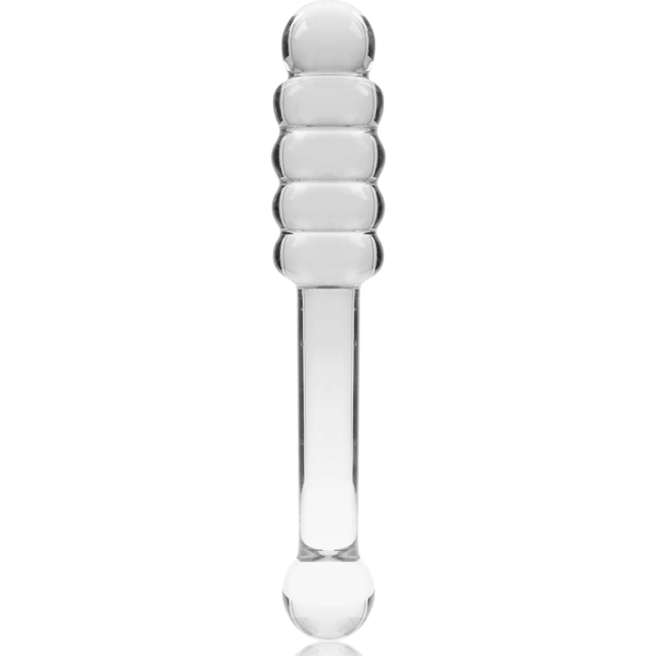 NEBULA SERIES BY IBIZA - MODELO 20 DILDO CRISTAL TRANSPARENTE 20.5 CM -O- 3 CM