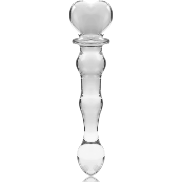NEBULA SERIES BY IBIZA - MODELO 21 DILDO CRISTAL TRANSPARENTE 20.5 CM -O- 3.5 CM