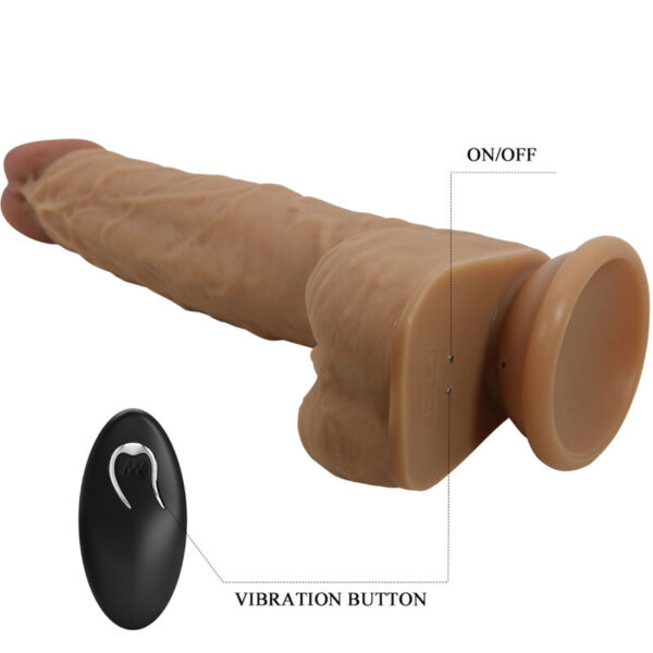 img_151994_4d4bb1376c0907f9aee7a84d5f2a6bd7_1.jpg PRETTY LOVE - GODE EN SILICONE JONATHAN 3 VIBRATIONS + 3 MESURES DINSERTION TÉLÉCOMMANDE 21 CM