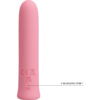 PRETTY LOVE - VIBRATEUR CURTIS MINI SUPER POWER 12 VIBRATIONS EN SILICONE ROSE