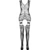 PASSION - ECO COLLECTION BODYSTOCKING ECO BS009 NEGRO