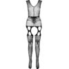 PASSION - BODYSTOCKING ECO COLLECTION ECO BS014 NOIR