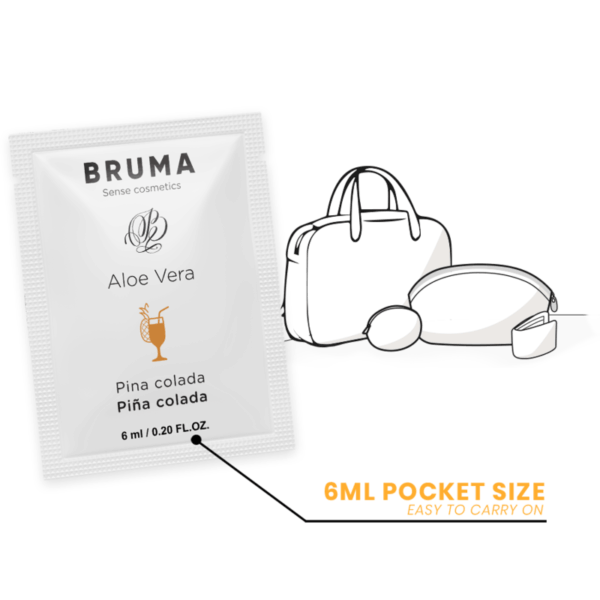 BRUMA - GEL GLISSANT À LALOE VERA SAVEUR PINA COLADA 6 ML