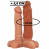 VIRILXL - EXTENSION DE PÉNIS MARRON EN SILICONE LIQUIDE V5