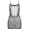 PASSION - BS096 BODYSTOCKING NEGRO TALLA UNICA