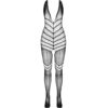 PASSION - BS100 BODYSTOCKING NEGRO TALLA UNICA