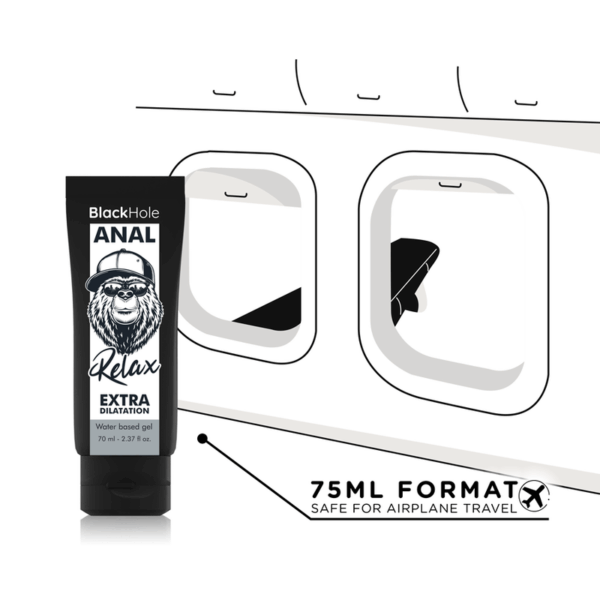 BLACK HOLE - GEL DE DILATATION ANALE À BASE DEAU 70 ML