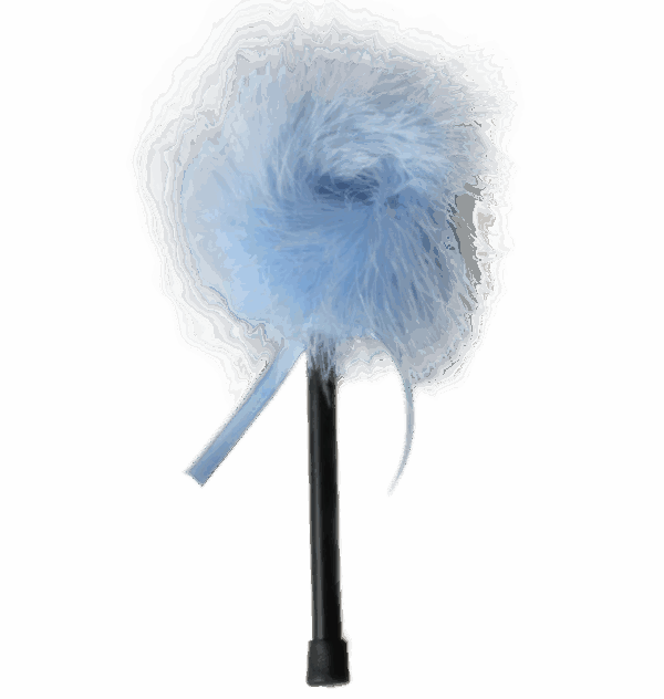 SECRETPLAY - DUSTER MARABOU BLEU CLAIR