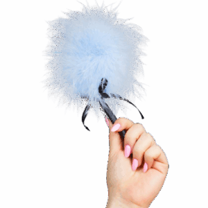 SECRETPLAY - DUSTER MARABOU BLEU CLAIR