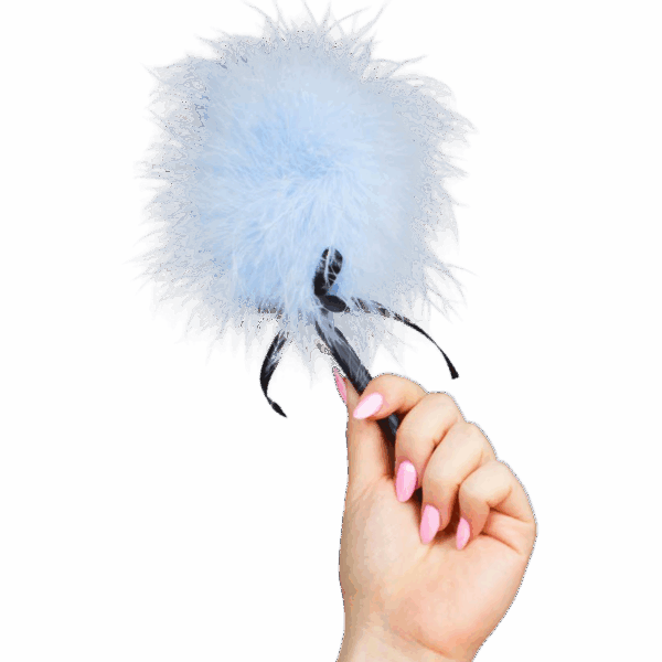SECRETPLAY - DUSTER MARABOU BLEU CLAIR