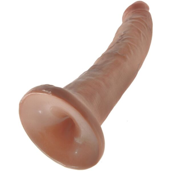KING COCK - PÉNIS RÉALISTE 17.5 CM CARAMEL