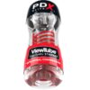 PDX ELITE - STROKER VIEWTUBE 2 SPIRALE COMPRESSION TRANSPARENT