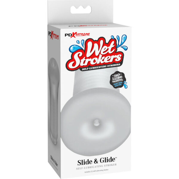 FETISH FANTASY EXTREME - MASTURBADEUR MÂLE EN SILICONE TRANSPARENT SLIDE  GLIDE