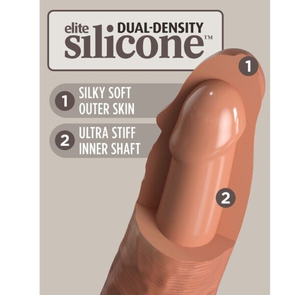 img_156135_71812b06fad7d1e343f7f391a113abcd_1.jpg KING COCK - ELITE GODE RÉALISTE EN SILICONE 20.3 CM CARAMEL