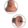 KING COCK - ELITE GODE RÉALISTE VIBRANT  SILICONE 15.2 CM CARAMEL