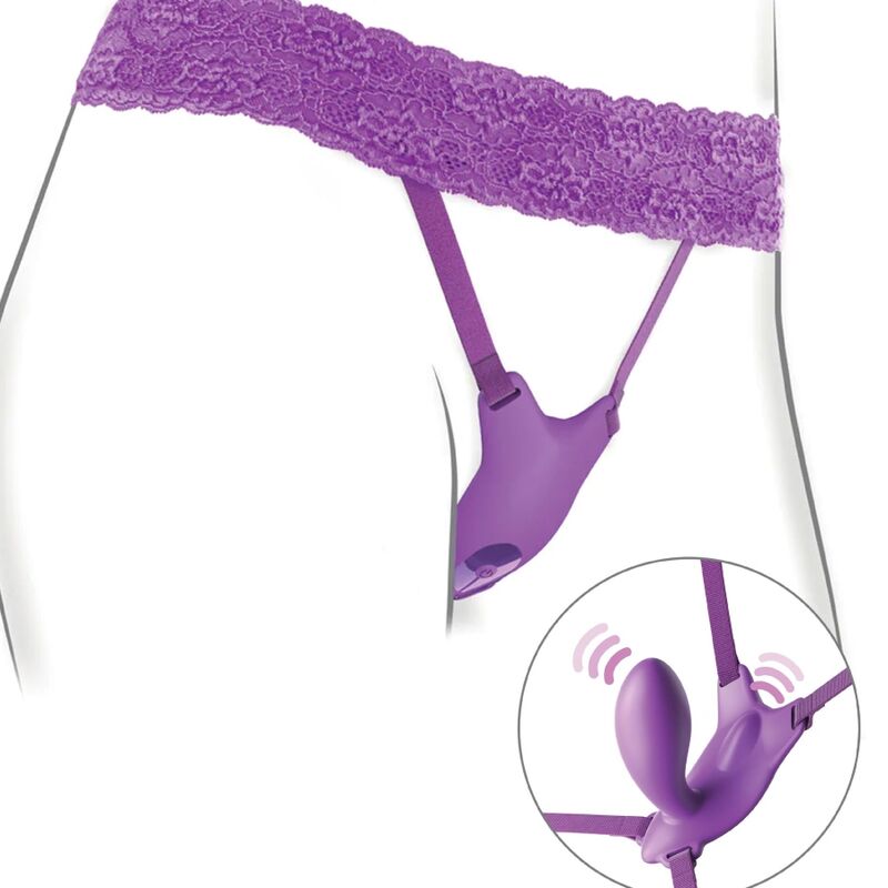 img_156300_55da955c0e4444162ee5dc8efd87a20f_1.jpg FANTASY FOR HER - ARNES MARIPOSA G-SPOT CON VIBRADOR, RECARGABLE CONTROL REMOTO VIOLETA