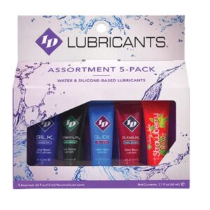 img_157478_2dbcbd10670c79bcde7772dac9d0bdab_1.jpg ID JUICY LUBE - ASSORTIMENT DE 5 TUBES DE LUBRIFIANT 12 ML