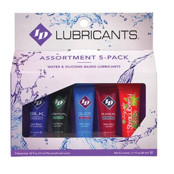img_157478_2dbcbd10670c79bcde7772dac9d0bdab_1.jpg ID JUICY LUBE - ASSORTIMENT DE 5 TUBES DE LUBRIFIANT 12 ML