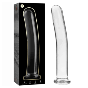 NEBULA SERIES BY IBIZA - MODÈLE 17 GODE EN VERRE BOROSILICATE CLAIR 18.5 CM -O- 3 CM