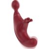 ADRIEN LASTIC - FUSION STIMULATEUR TRIPLE CLITORIS  POINT G ROUGE